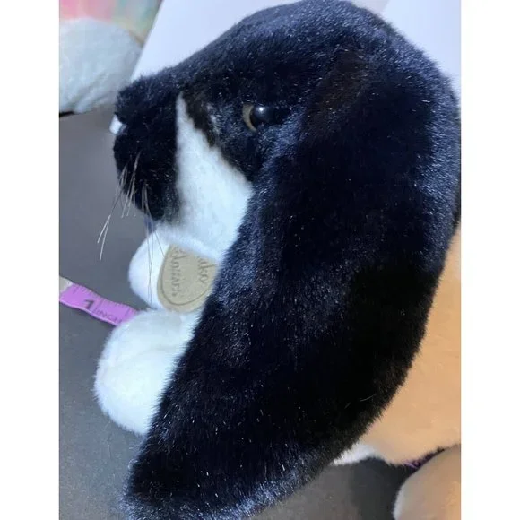 Russ Yomiko LOP EAR BUNNY Realistic, VTG Soft And Lovey, Rabbit Stuffed Plush - Picture 9 of 16